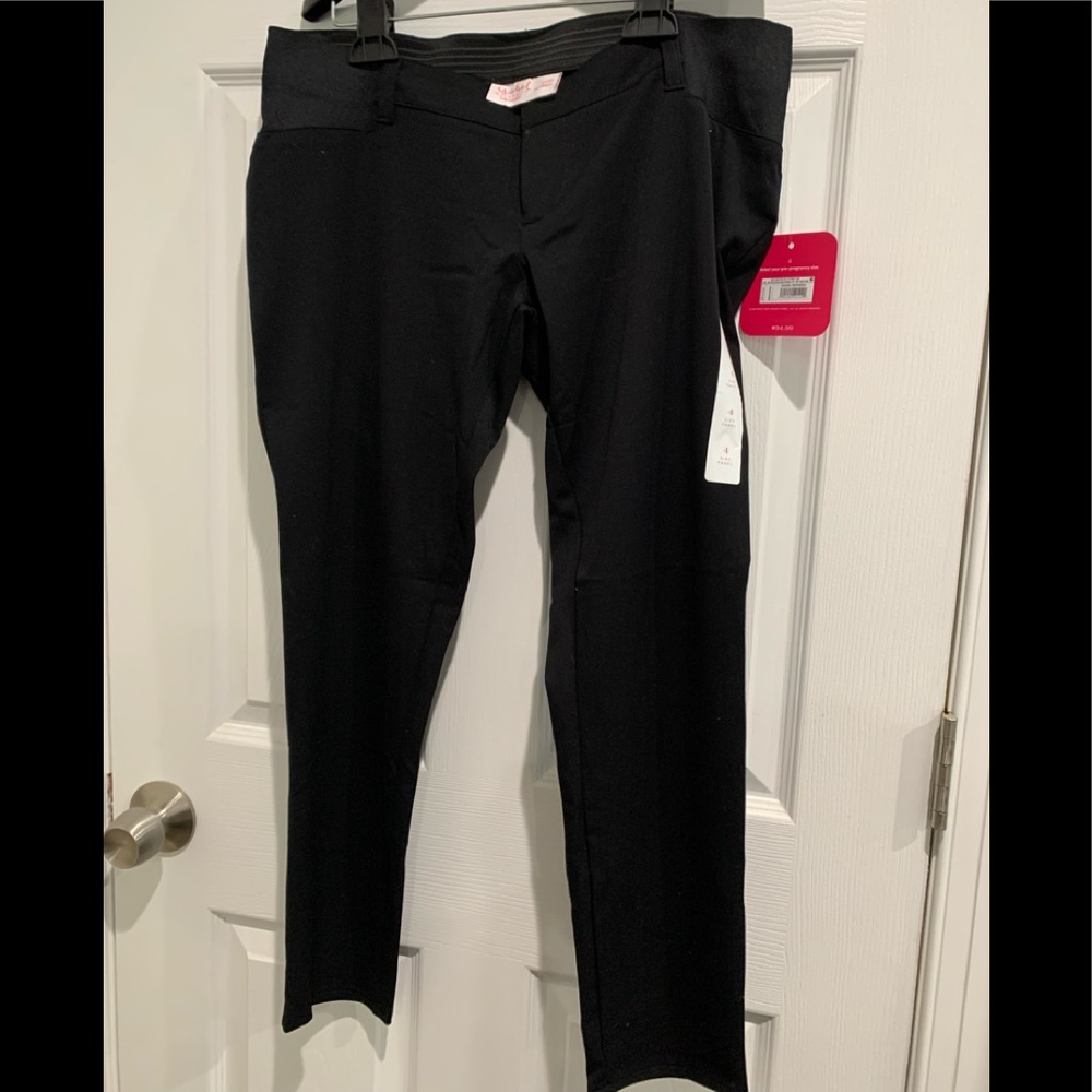 Isabel Maternity Side Panel Skinny Slacks